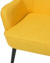 Sárga kárpitozott fotel LOKEN_550242