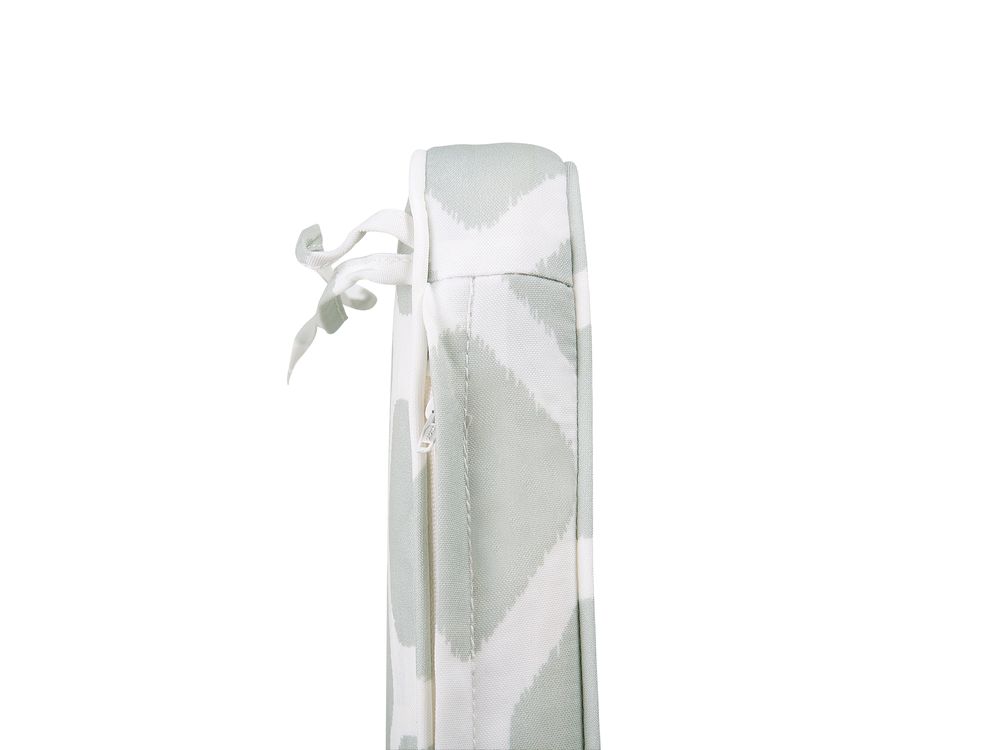 Auflagen 2er Set für Gartenstuhl FIJI mintgrünes Muster 29 x 38 x 5 cm