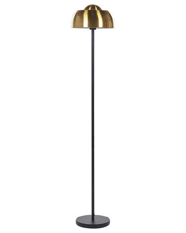 Lámpara de pie de metal negro/dorado 148 cm SENETTE
