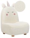 Teddy Kids Armchair Unicorn White LULEA_886921