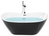 Freestanding Whirlpool Bath with LED 1800 x 850 mm Black ANTIGUA_850887