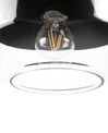 Lampada da soffitto moderna in vetro nero e trasparente MURRAY_680384