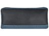 Hörnsoffa 4-sitsig högervänd tyg blå GLOSLI_915433