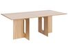 Mesa de jantar em madeira clara 200 x 100 cm CORAIL_899236