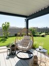 PE Rattan Hanging Chair with Stand Natural ARSITA_809873