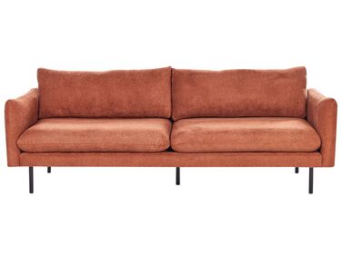 Fabric 3 Seater Sofa Golden Brown VINTERBRO