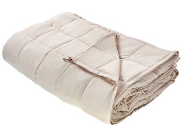 Cobertor pesado 4 kg creme 100 x 150 cm NEREID