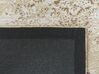 Teppich Baumwolle beige 140 x 200 cm orientalisches Muster Kurzflor ALMUS_892191
