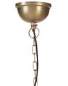 Metal Pendant Lamp Brass HARANGI_867822