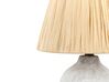 Lampa stołowa ceramiczna szara MATILDE_871509