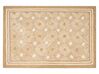 Teppich Jute beige 200 x 300 cm geometrisches Muster Kurzflor MENGEN_885034