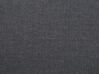 Cama de casal em tecido cinzento 160 x 200 cm ALBI_726416