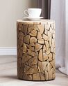 Tavolino da caffè legno scuro ⌀ 30 cm DAWSON_885192