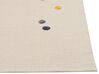 Tapis enfant imprimé animal en coton 80 x 150 cm beige SINGKIL_866468