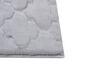 Tappeto pelle sintetica grigio 80 x 150 cm GHARO_858615