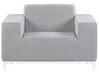 5 Seater Garden Sofa Set Light Grey with White ROVIGO_863116