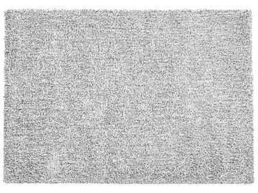 Vloerkleed polyester grijs gemêleerd 160 x 230 cm DEMRE