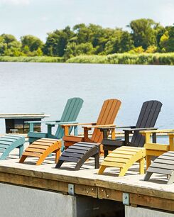 Puutarhatuoli rahilla vaaleanruskea ADIRONDACK