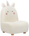 Teddy Kids Armchair Unicorn White LULEA_886924