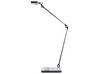 Metal LED Desk Lamp with Wireless Charger Silver LACERTA_855161
