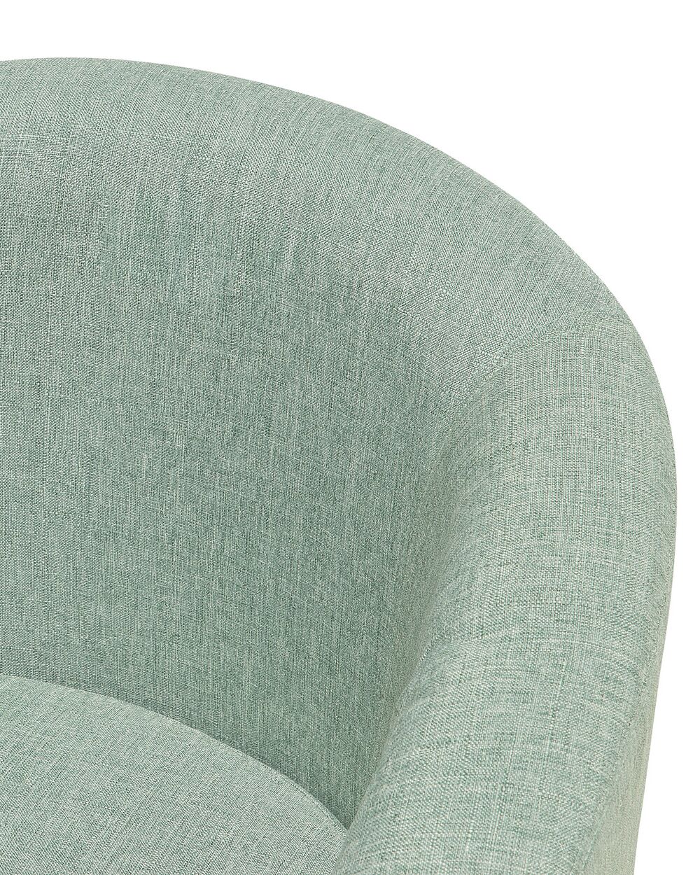 Fabric Armchair with Footstool Green HOLDEN Beliani.co.uk