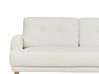 Conjunto de sofás com 4 lugares em tecido branco creme TUVE_911617