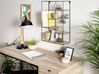 2 Drawer Home Office Desk 120 x 48 cm Light Wood GRANT_716199