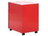 3 Drawer Metal Filing Cabinet Red CAMI_783376