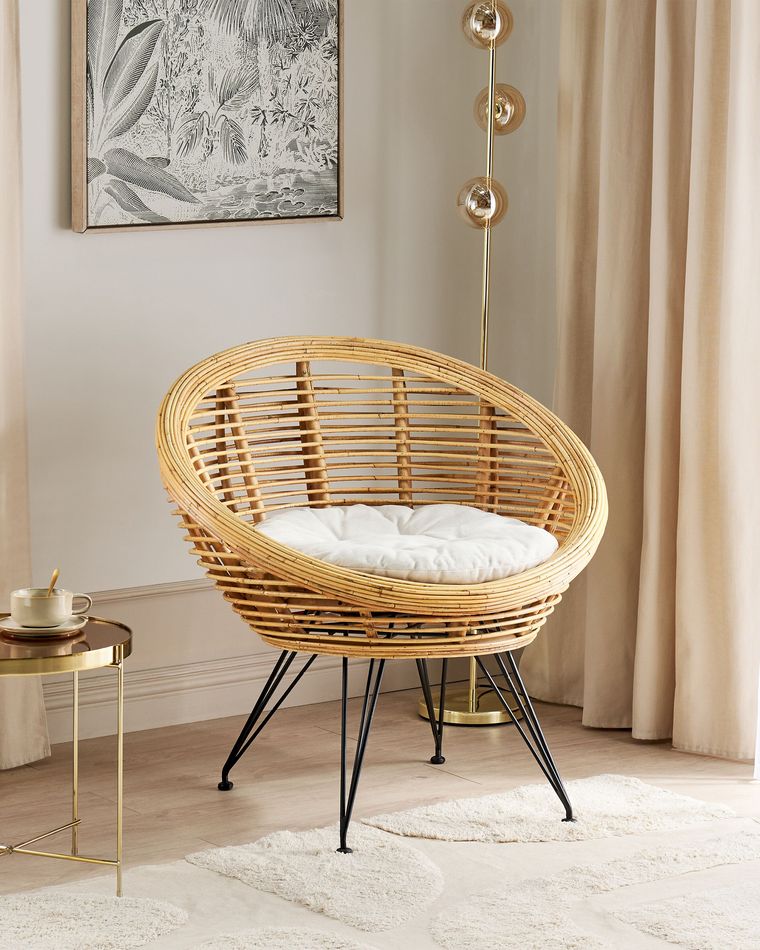 Sedia rattan naturale MARATEA | Beliani.it