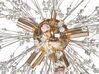 Hängeleuchte gold / transparent Kristall-Optik 8-flammig TOROLA_867075