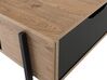 Tavolino legno chiaro e nero 107 x 59 cm BLACKPOOL_722835