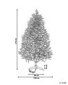 Künstlicher Weihnachtsbaum 210 cm blau FARNHAM_813170