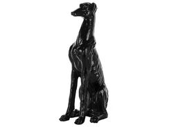 Koriste koira polyhartsi musta 80 cm GREYHOUND Koriste koira polyhartsi musta 80 cm GREYHOUND