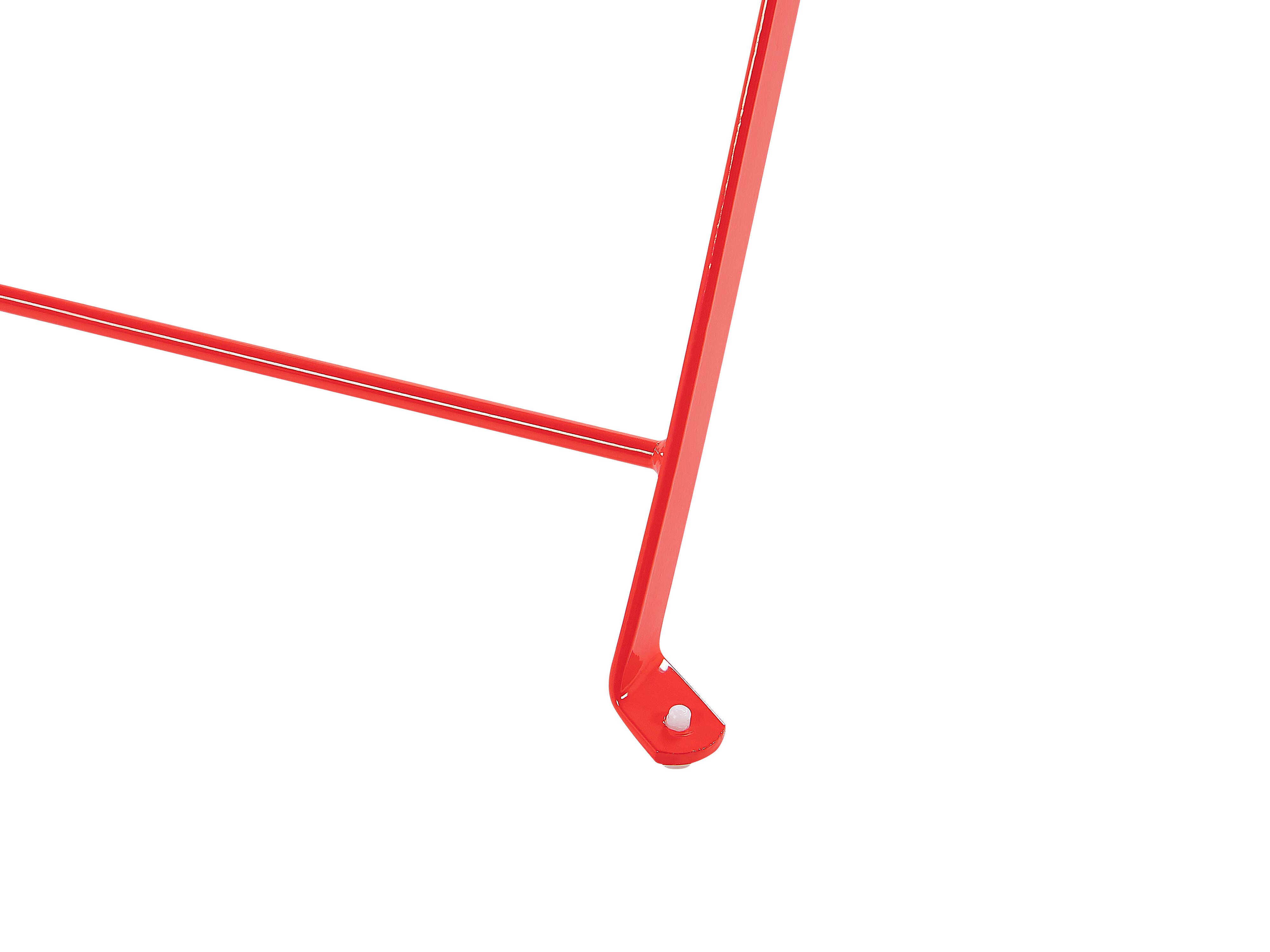 Conjunto de jardín mesa y 2 sillas rojo FIORI | Beliani.es