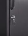 Metal Storage Cabinet Black FROME_811958