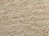 Bodenkissen Baumwolle beige / schwarz 60 x 20 cm TWINSPUR_906158