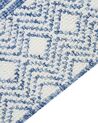 Teppich blau / weiß 160 x 230 cm geometrisches Muster KAWAS_883931