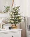 Vánoční stromeček v jutovém pytli 90 cm zelený RINGROSE_813226