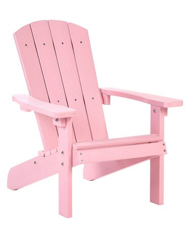 Krzesło ogrodowe dla dzieci różowe ADIRONDACK