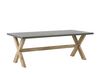 Spisebordssæt 6 stole + Bord Sort/Grå OLBIA_809478
