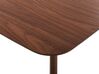 Mesa de comedor madera oscura 150 x 90 cm MADOX_766506