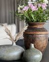 Rézszínű terrakotta dekoratív váza 40 cm PUCHONG_913529