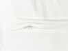 Conjunto de 2 almofadas decorativas em algodão branco 45 x 45 cm CADETIA_915776