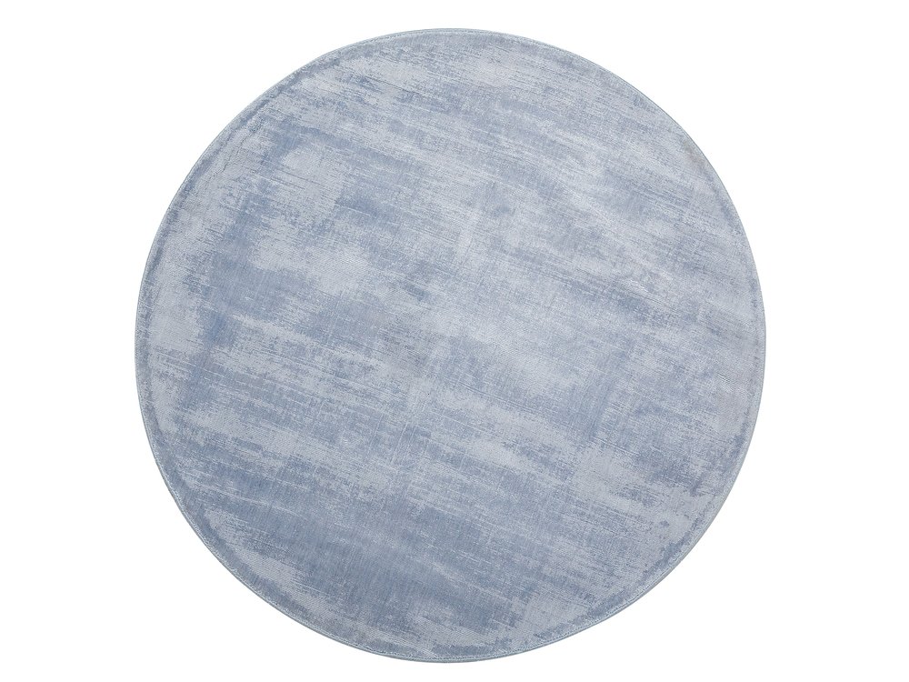 Round Viscose Area Rug ø 140 Light Blue Gesi Ex Factury At Fair Right To Return Within 100 Days Round Viscose Area Rug ø 140 Light Blue, Light Blue Round Rug