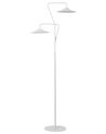 2 Light Metal LED Floor Lamp White GALETTI_900133