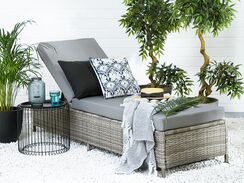 Aurinkotuoli harmaa TURIN II Aurinkotuoli harmaa TURIN II