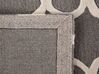 Teppich grau 140 x 200 cm marokkanisches Muster Kurzflor ZILE_674654