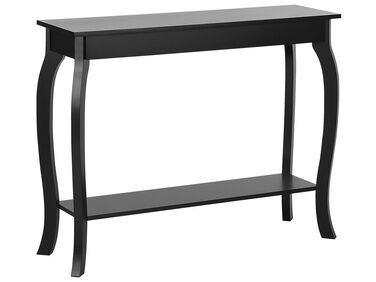 Tavolino consolle nero 100 x 31 cm HARTFORD
