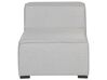 4 Seater Modular Garden Sofa Set Light Grey AREZZO_867525
