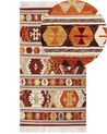 Tapis kilim en laine multicolore 80 x 150 cm AYGAVAN_859228